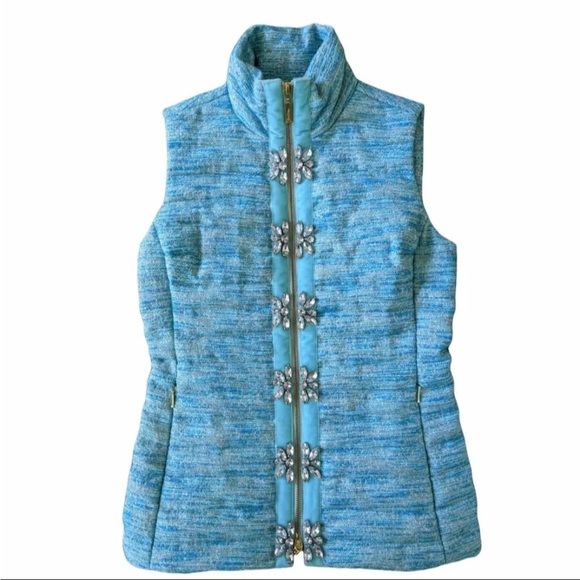 Lilly Pulitzer Noella Boucle Vest size M - Picture 5 of 5